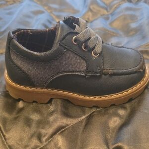 Classic Kids' Navy and Brown Dress Shoes